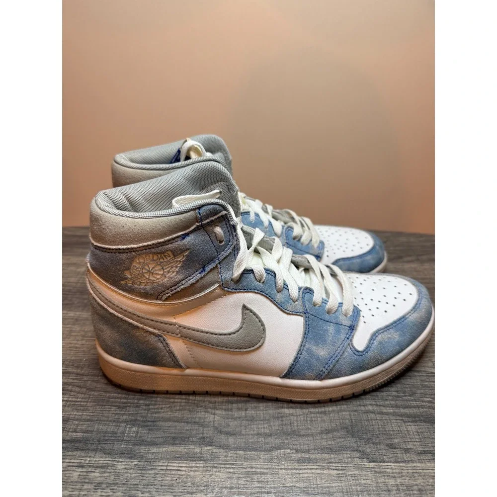 Nike Air Jordan 1 Retro High OG Hyper Royal Blue White 555088-402 Mens Sneaker - Picture 3 of 6